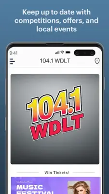 104.1 WDLT android App screenshot 1